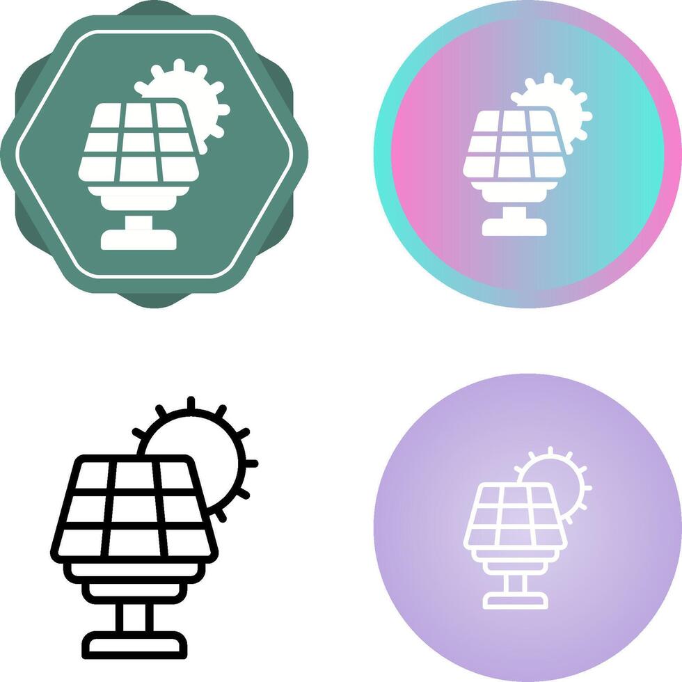 Solar Panel Vector Icon