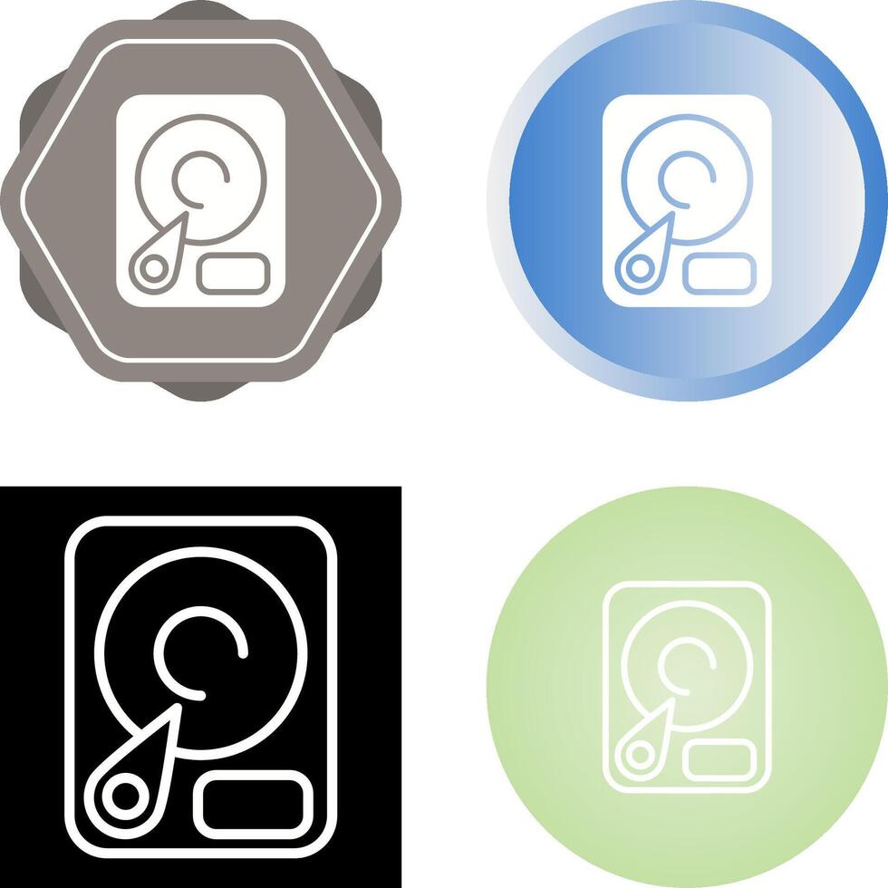 Hard Drive Vector Icon