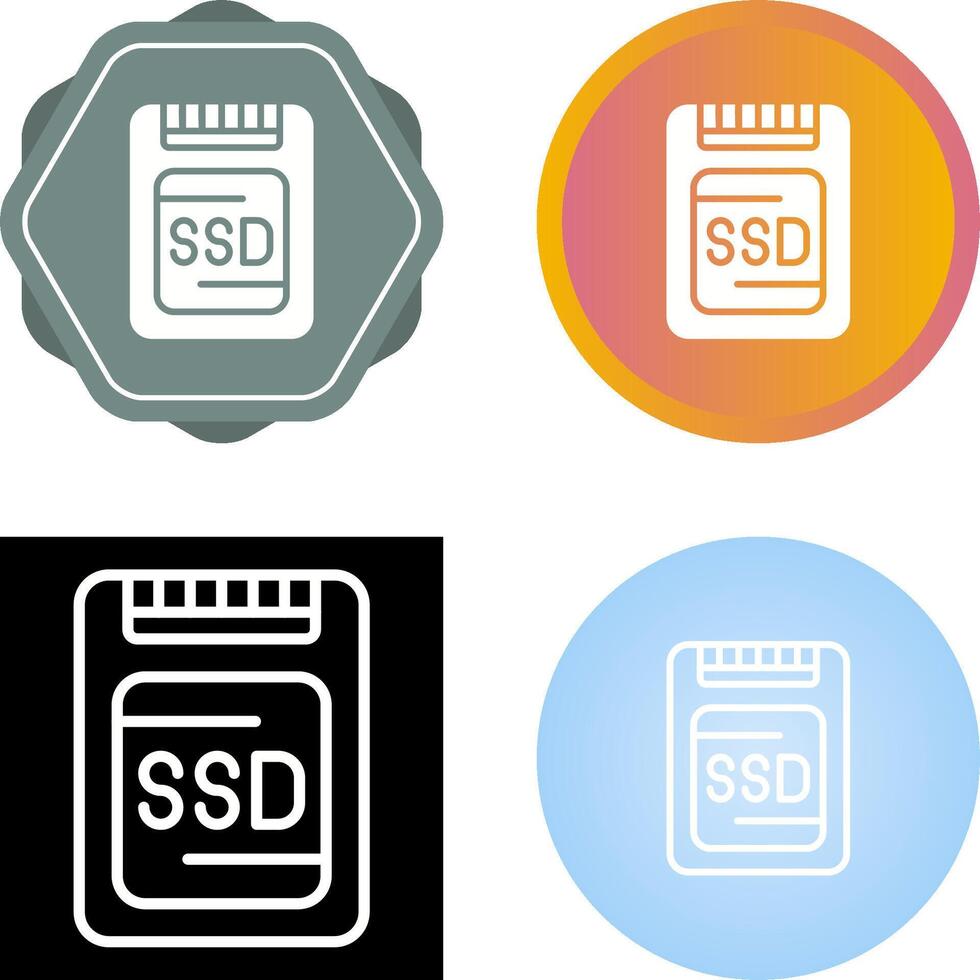 Ssd Vector Icon