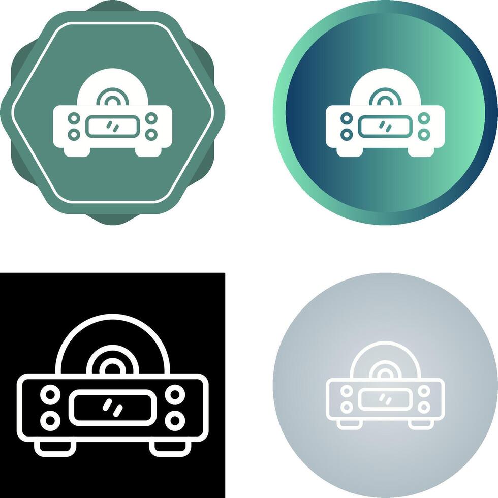 Cd Player Vector Icon