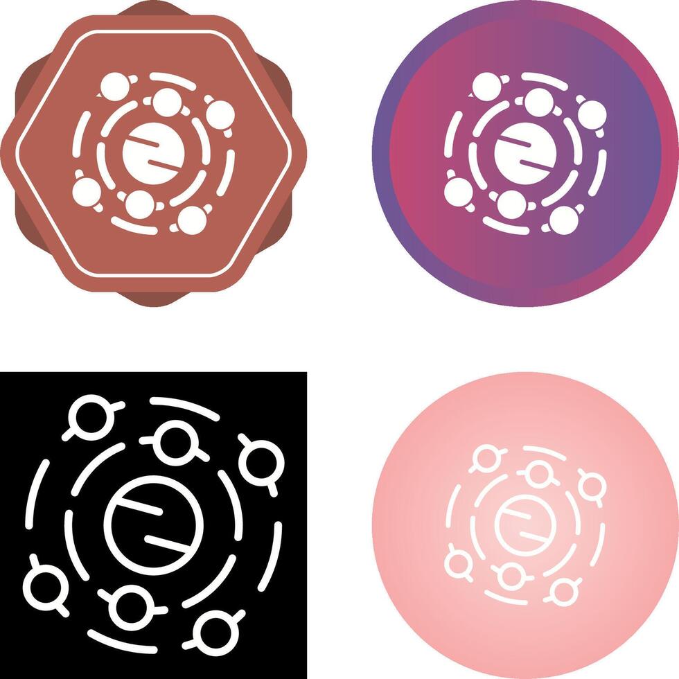 Solar System Vector Icon