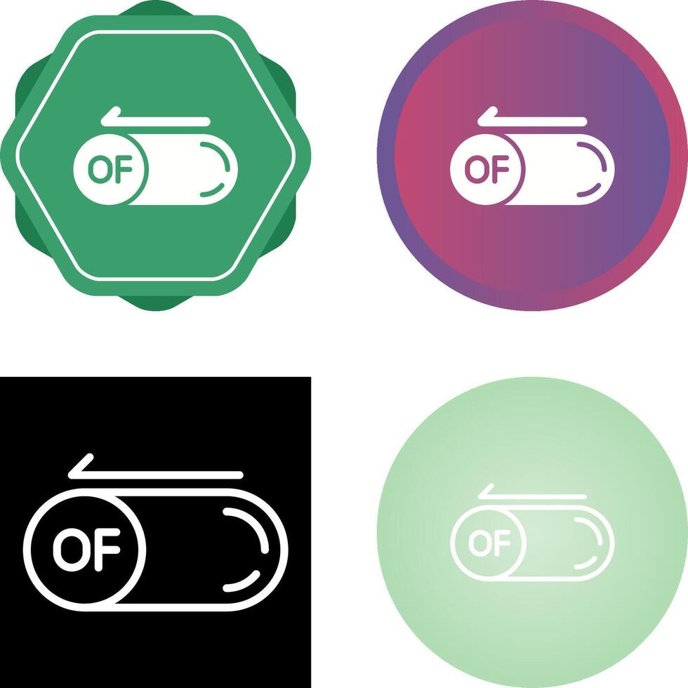 Of Button Vector Icon