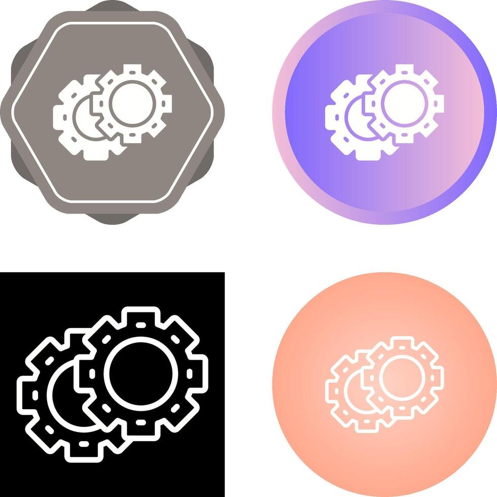 Gears Vector Icon