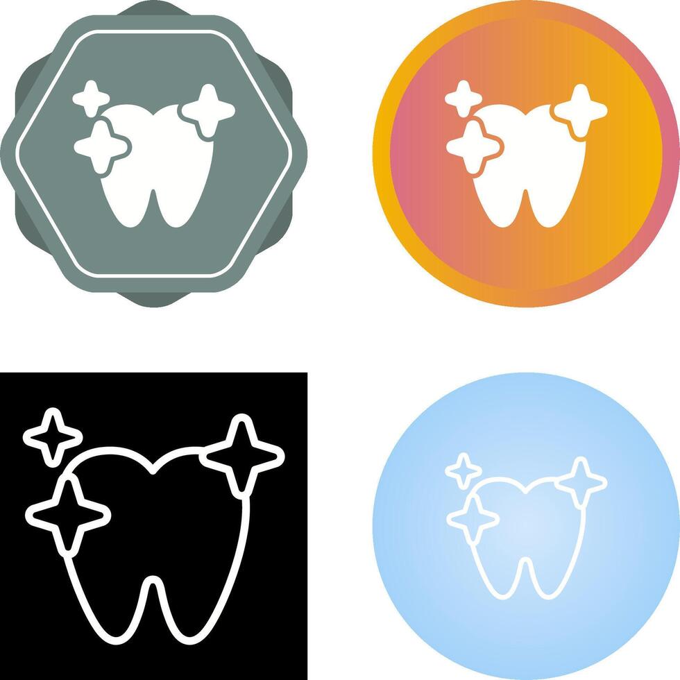 icono de vector de dientes