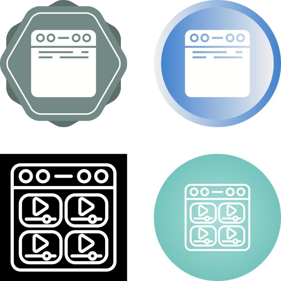 Browser Vector Icon