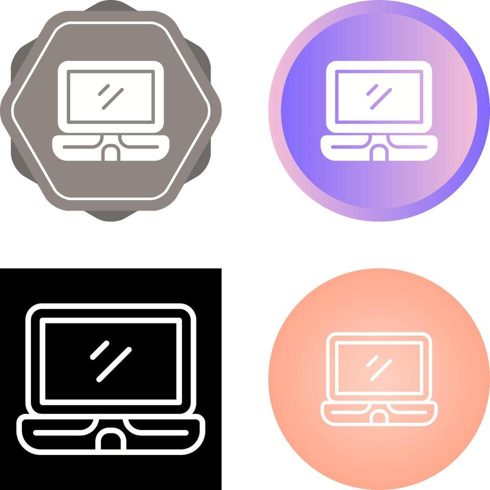 icono de vector de laptop