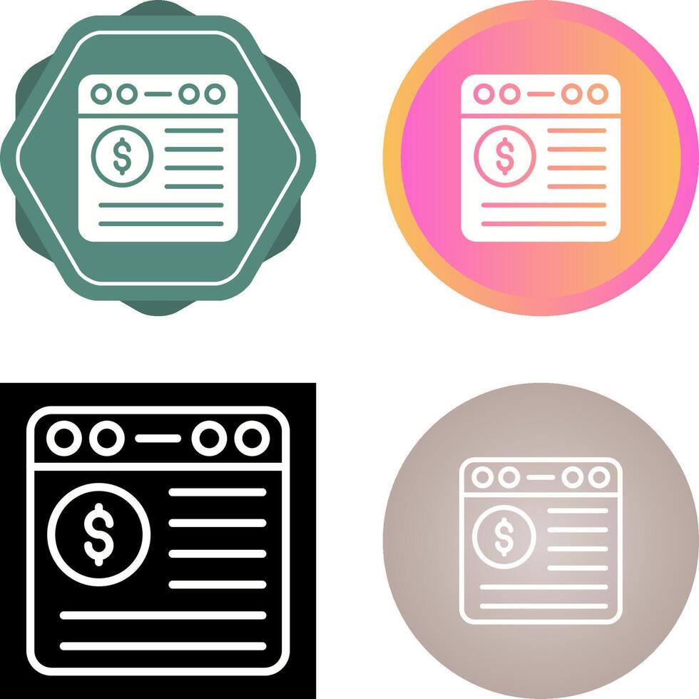 Browser Vector Icon