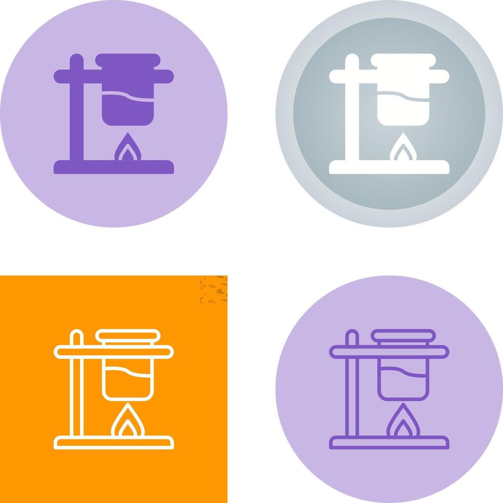 Bunsen Burner Vector Icon