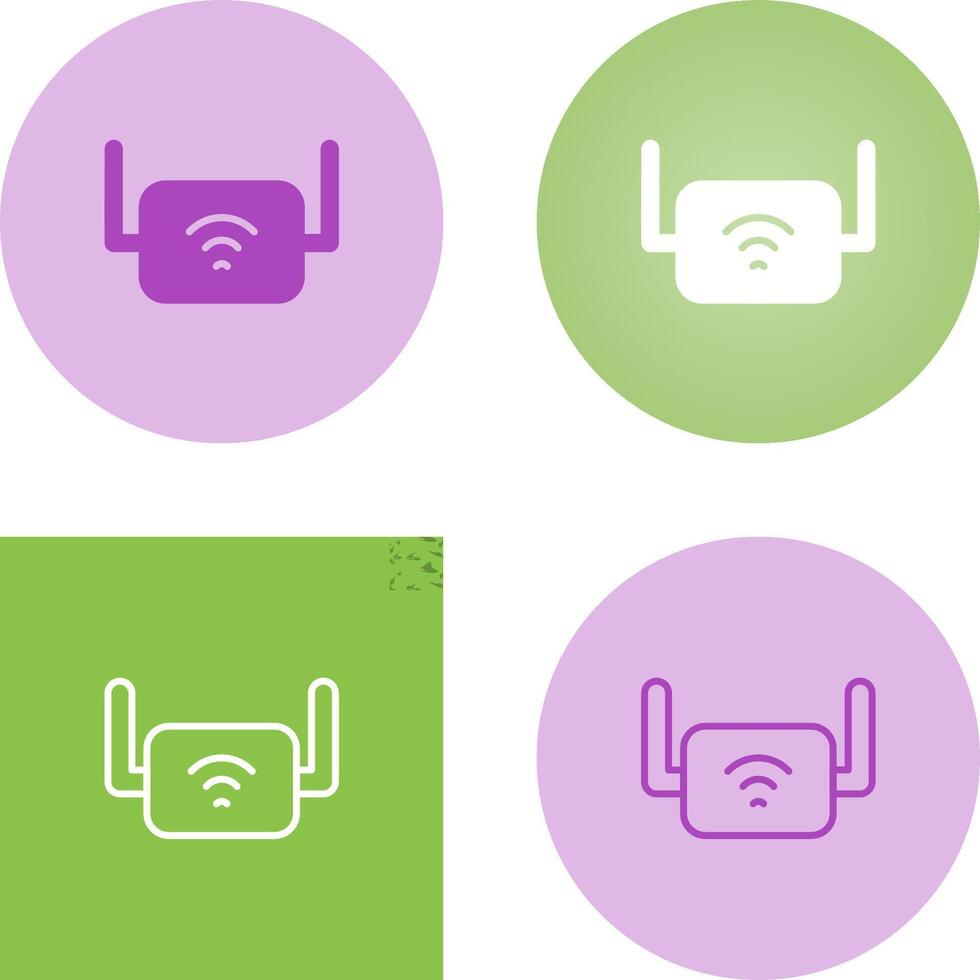 Wi-Fi Range Extender Vector Icon
