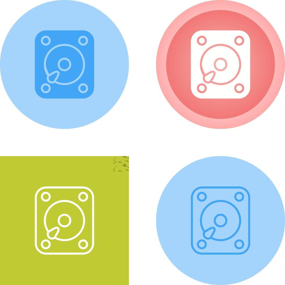 External Hard Drive Vector Icon