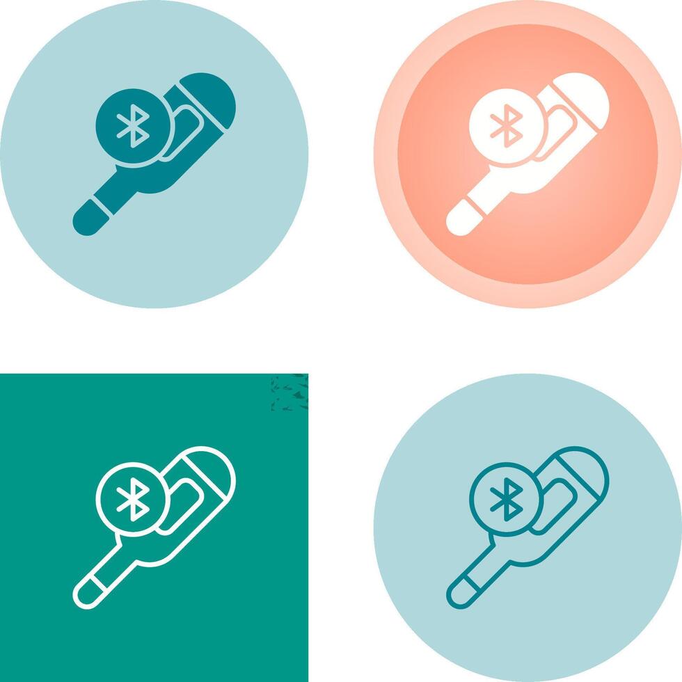 Bluetooth Thermometer Vector Icon