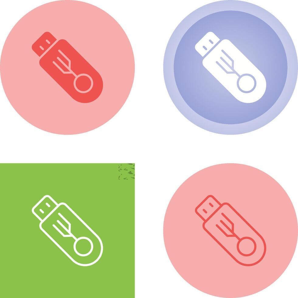 USB Flash Drive Vector Icon