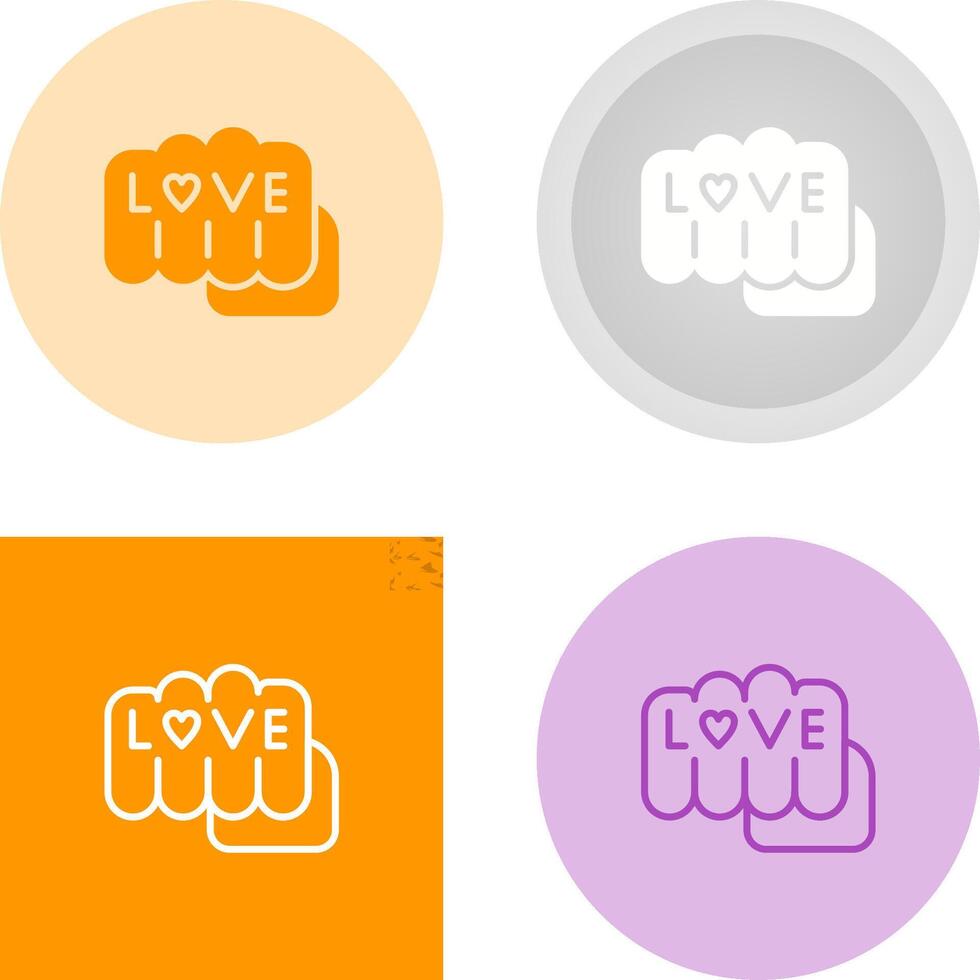 Love tattoo Vector Icon