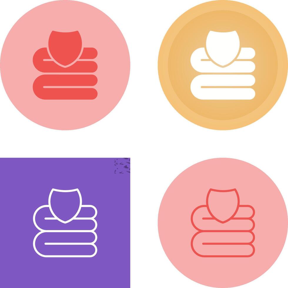 Emergency blanket Vector Icon
