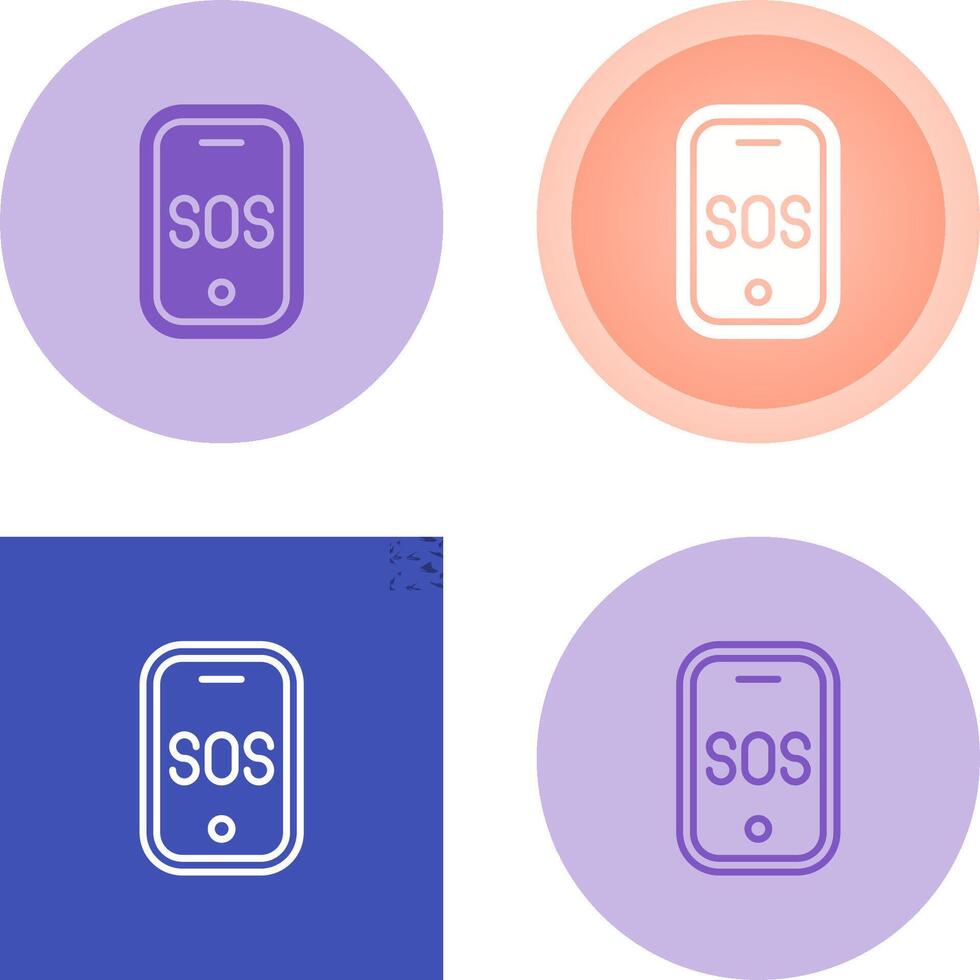 Emergency phone Vector Icon