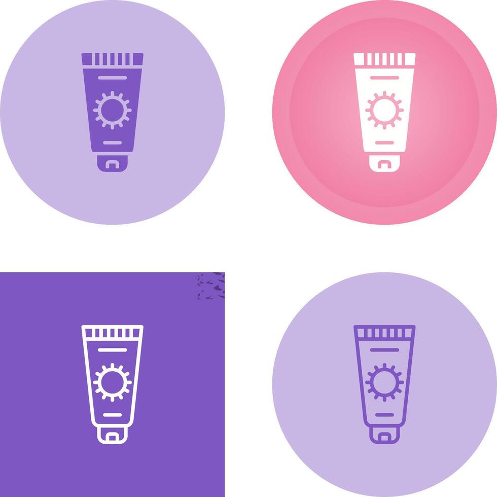 Sunscreen Vector Icon