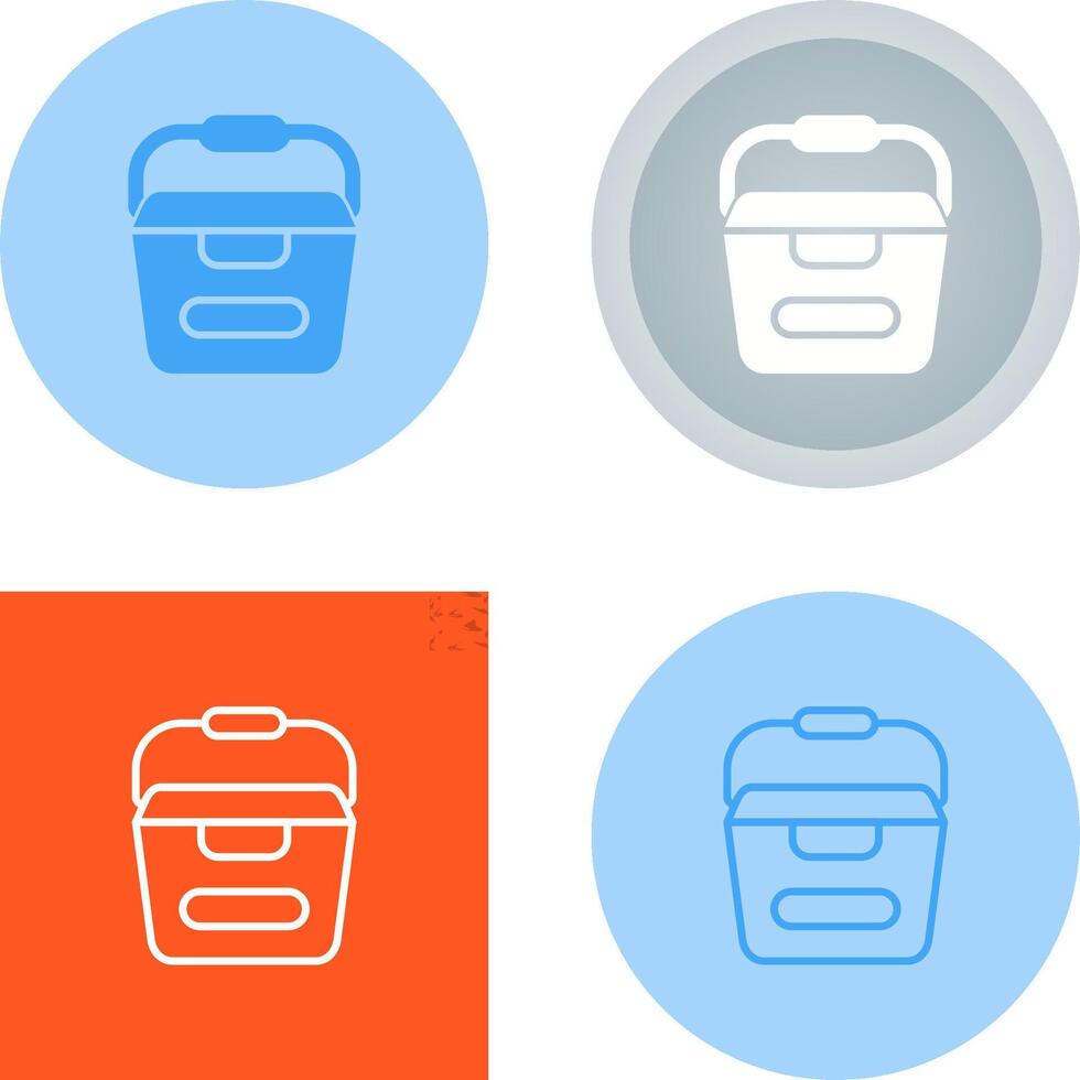 Portable water container Vector Icon