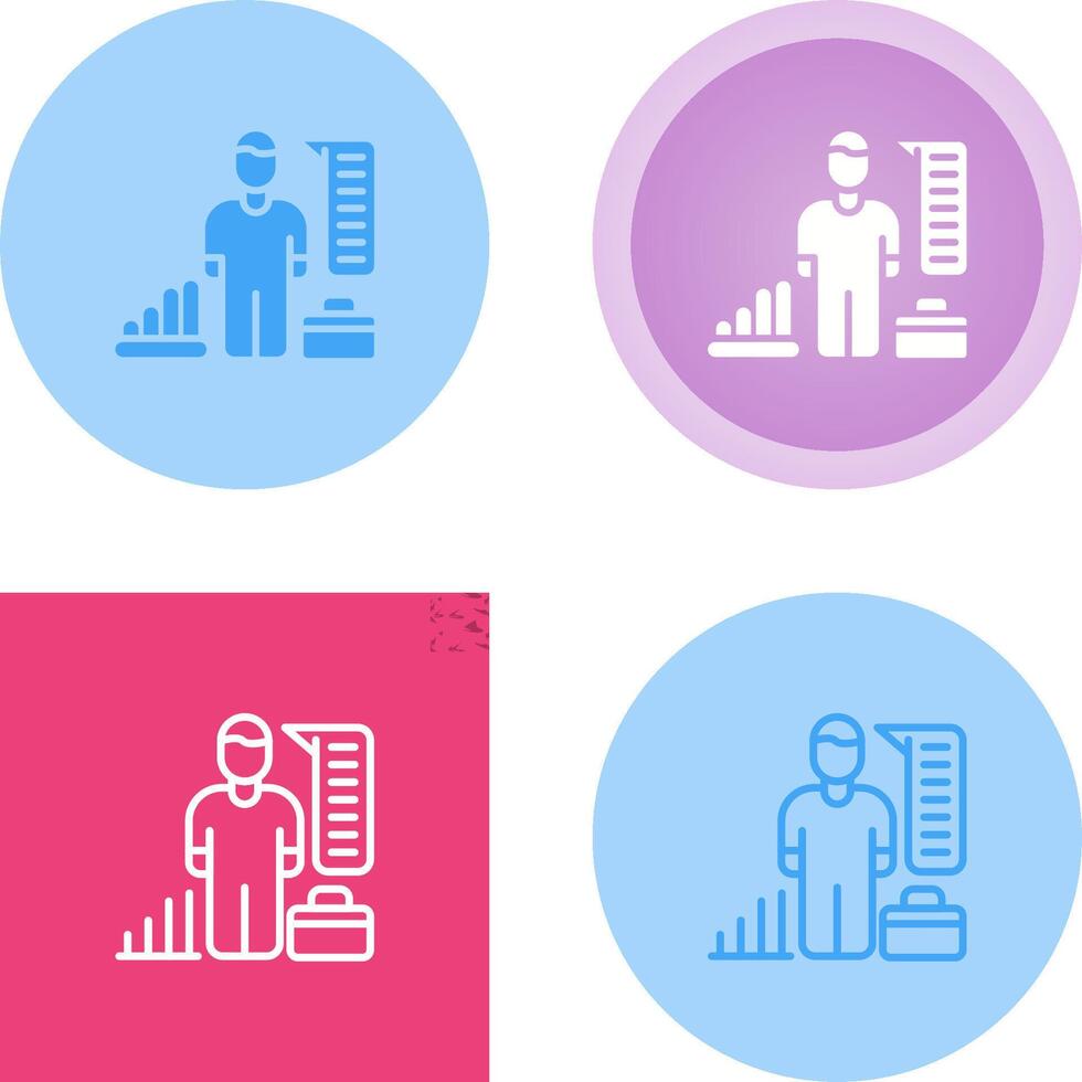 HR Analytics Vector Icon