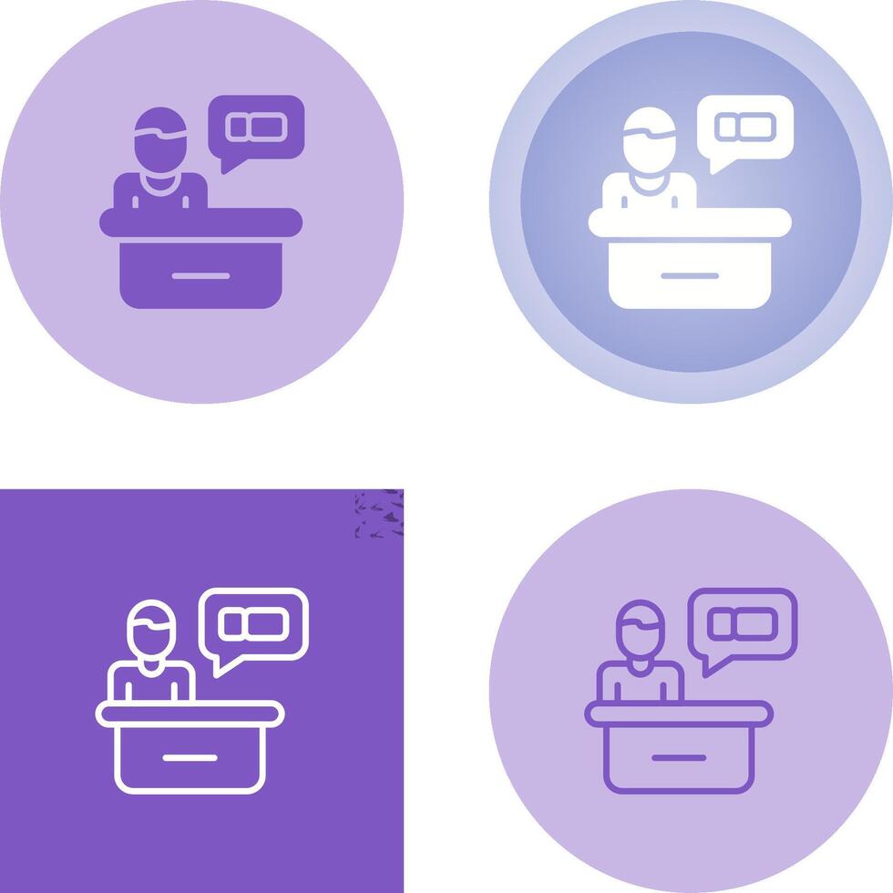Support Ticket Vector Icon