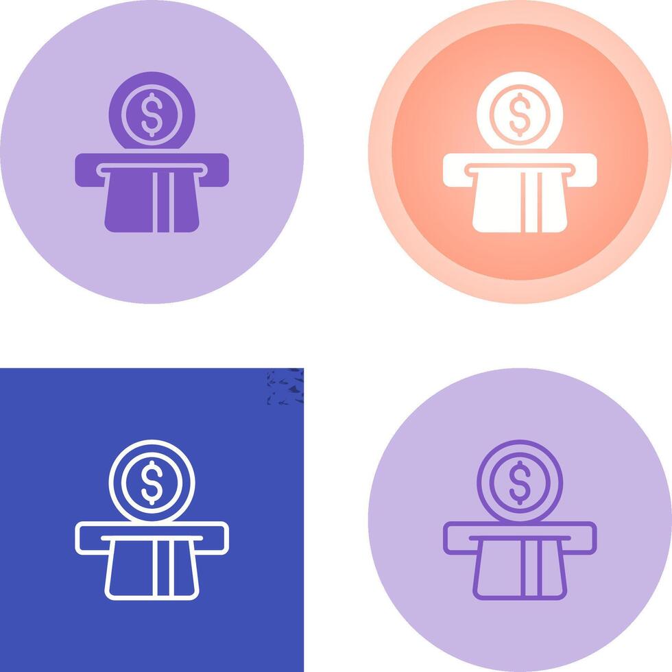 Automated Teller Machine Vector Icon