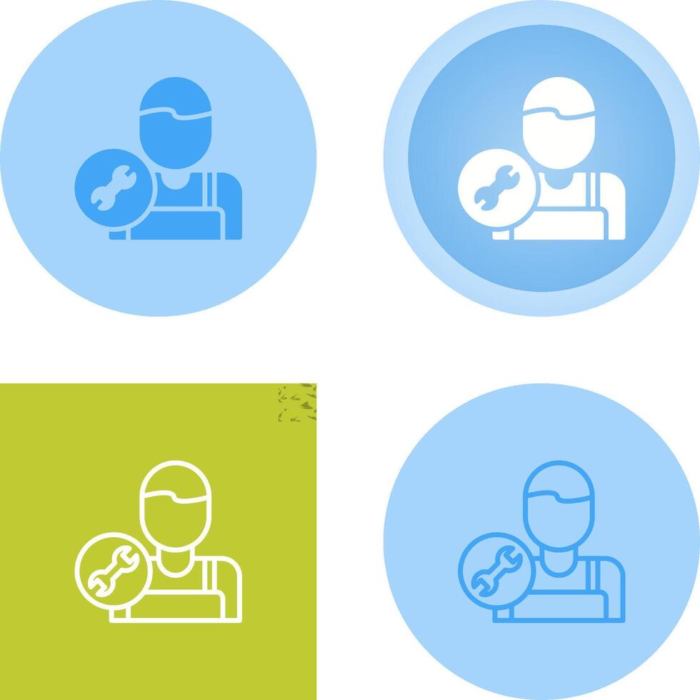 HVAC Technician Vector Icon