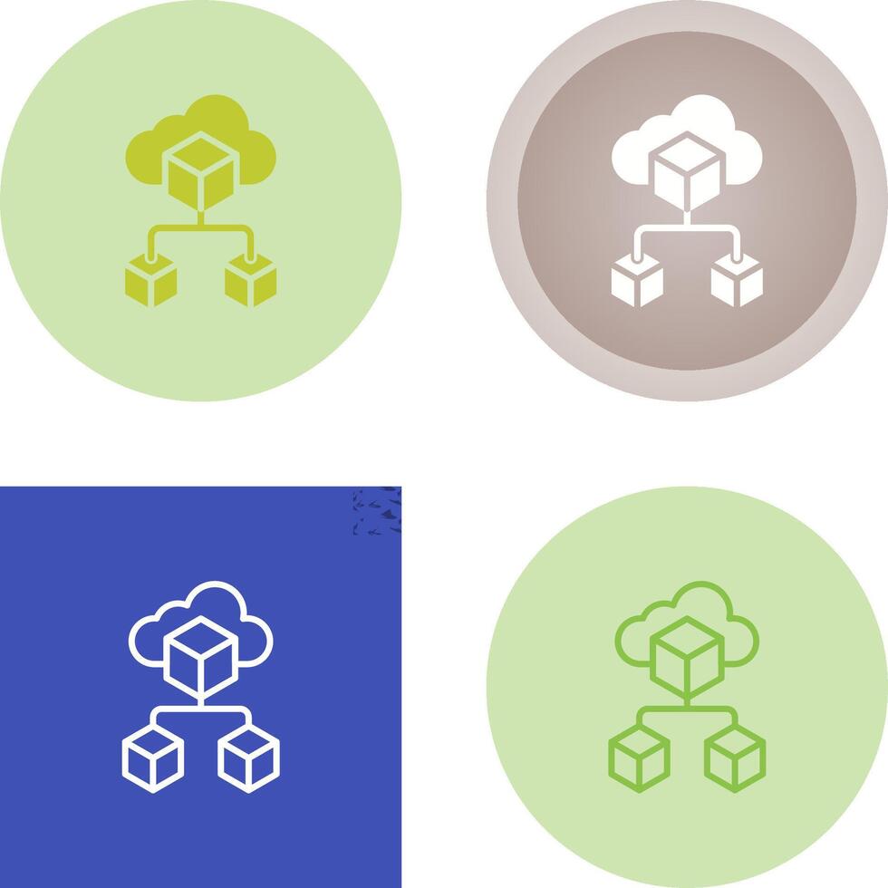 Cloud Infrastructure Vector Icon