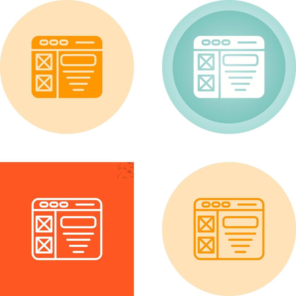 Wireframe Vector Icon