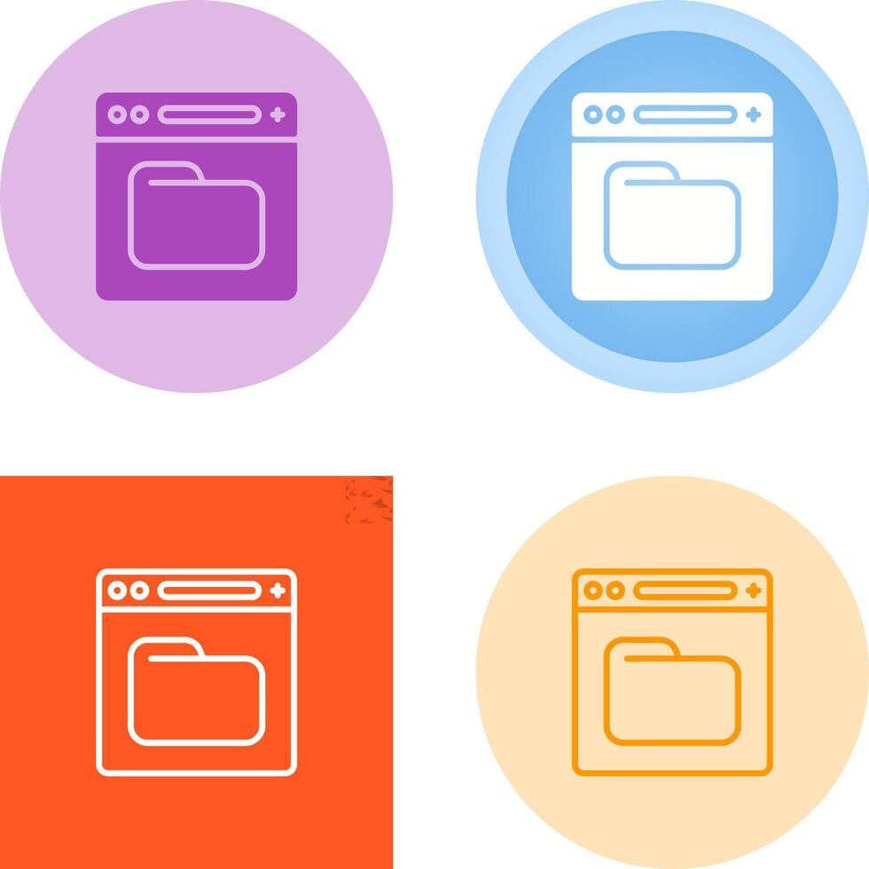 Browser Vector Icon