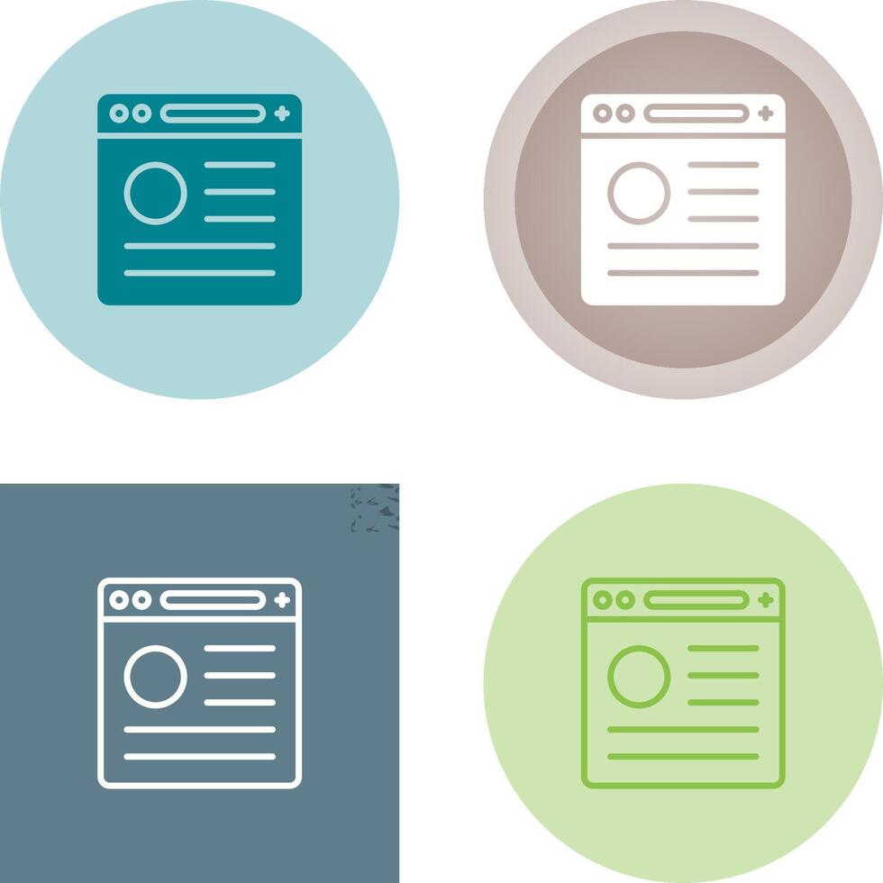 Browser Vector Icon