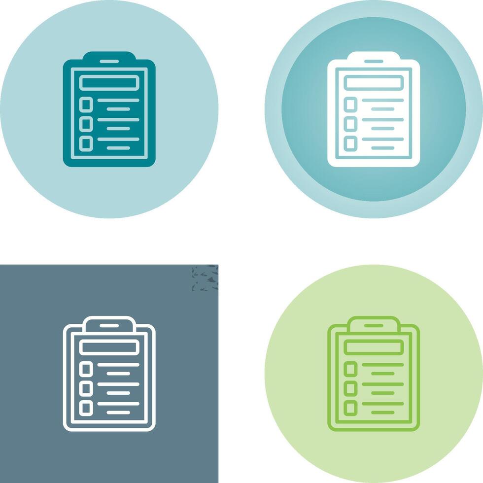 Clipboard Vector Icon