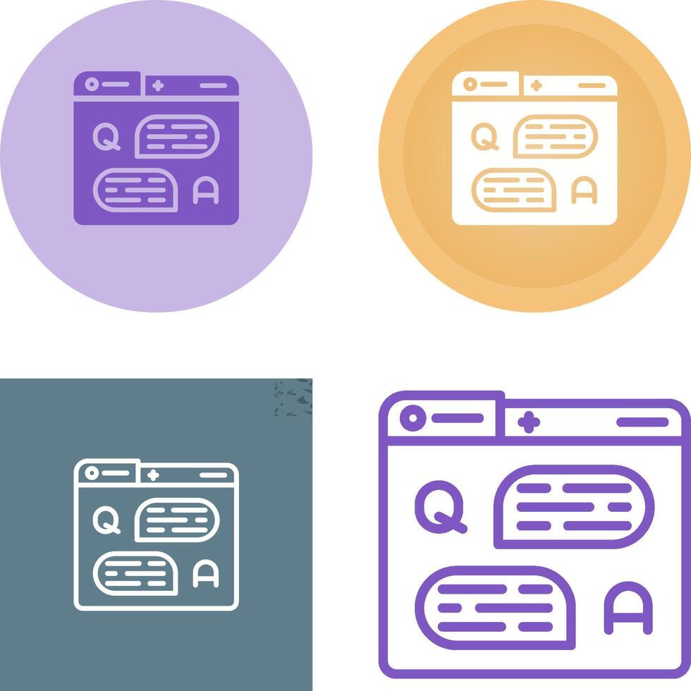 Forum Vector Icon
