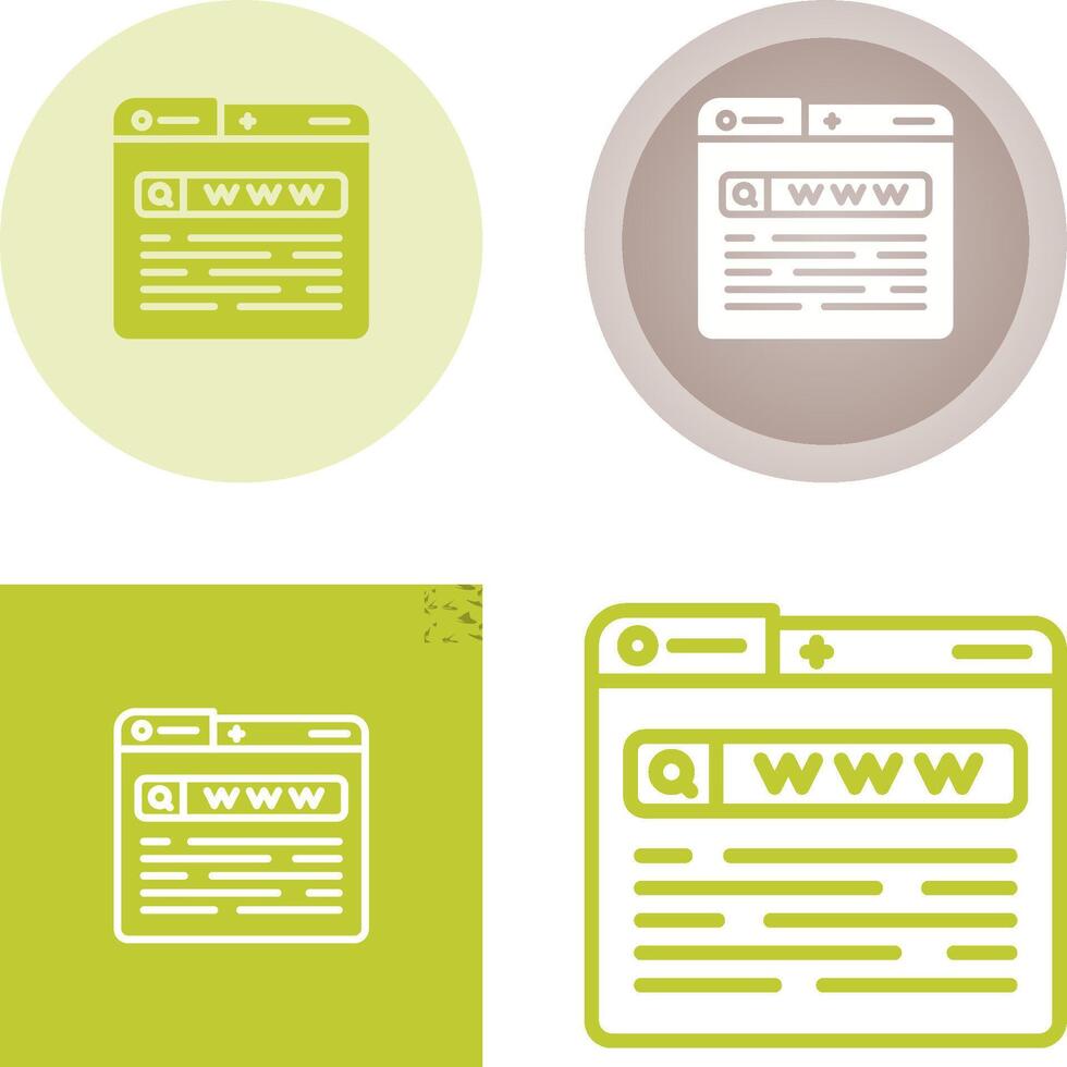 World Wide Web Vector Icon