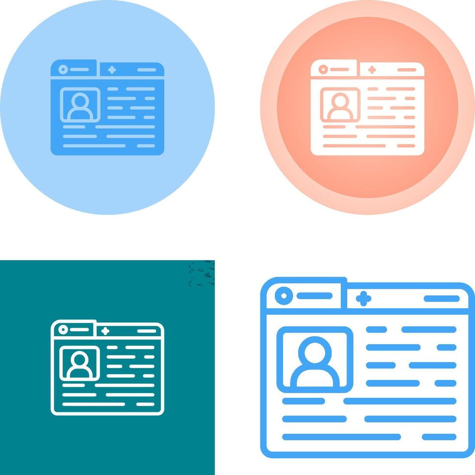 Profile Vector Icon