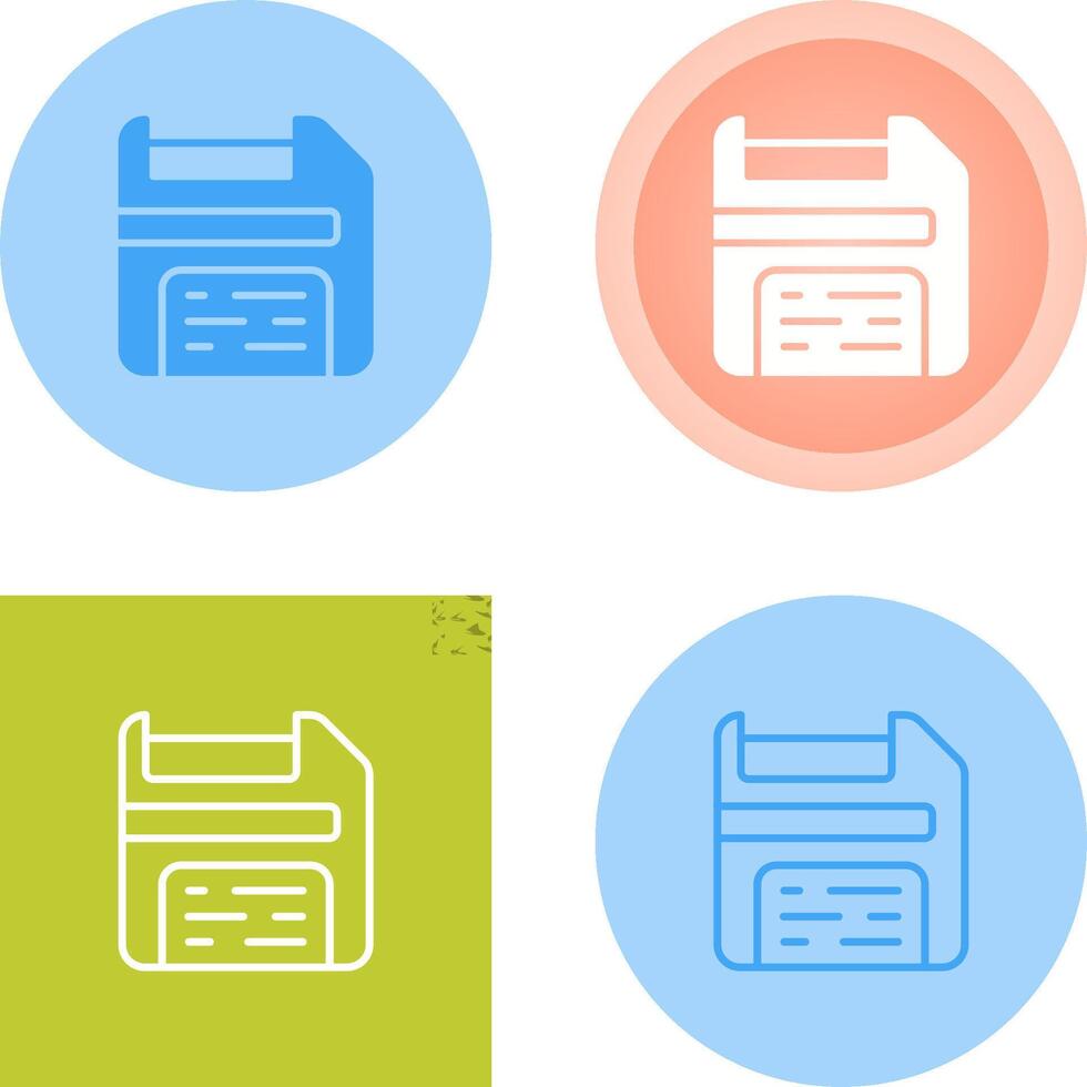 Floppy Disk Vector Icon