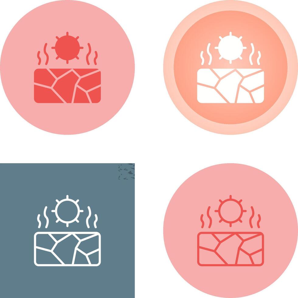 Drought Vector Icon