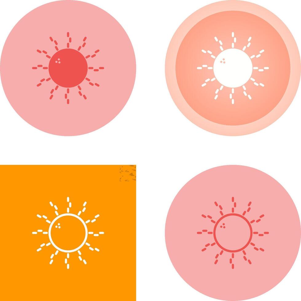 Sun Vector Icon