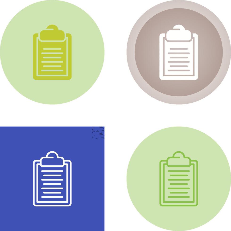 Clipboard Vector Icon