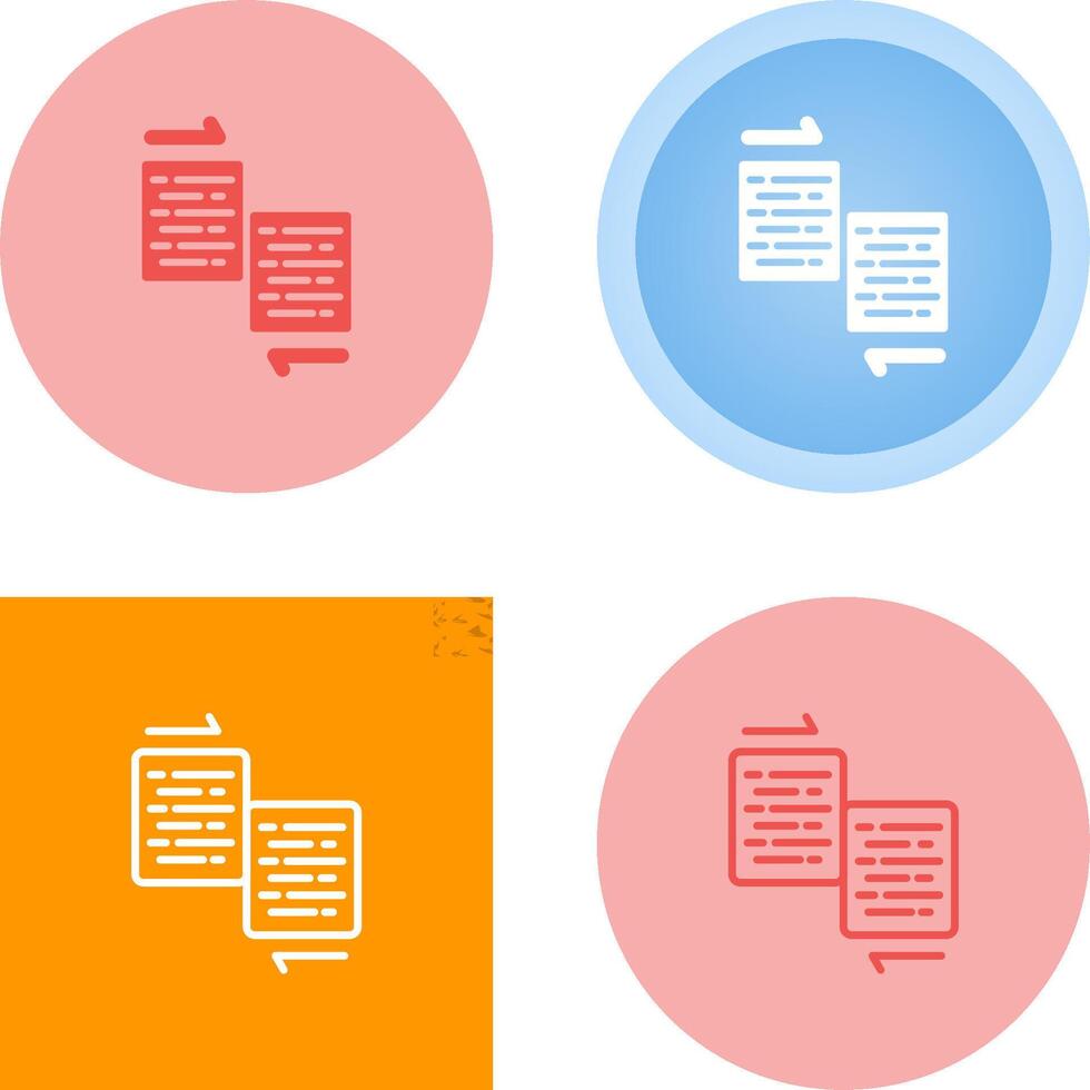 Document Merge Vector Icon