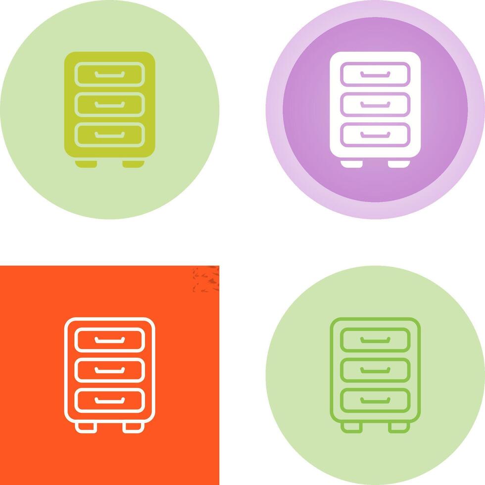 File cabinet Vector Icon