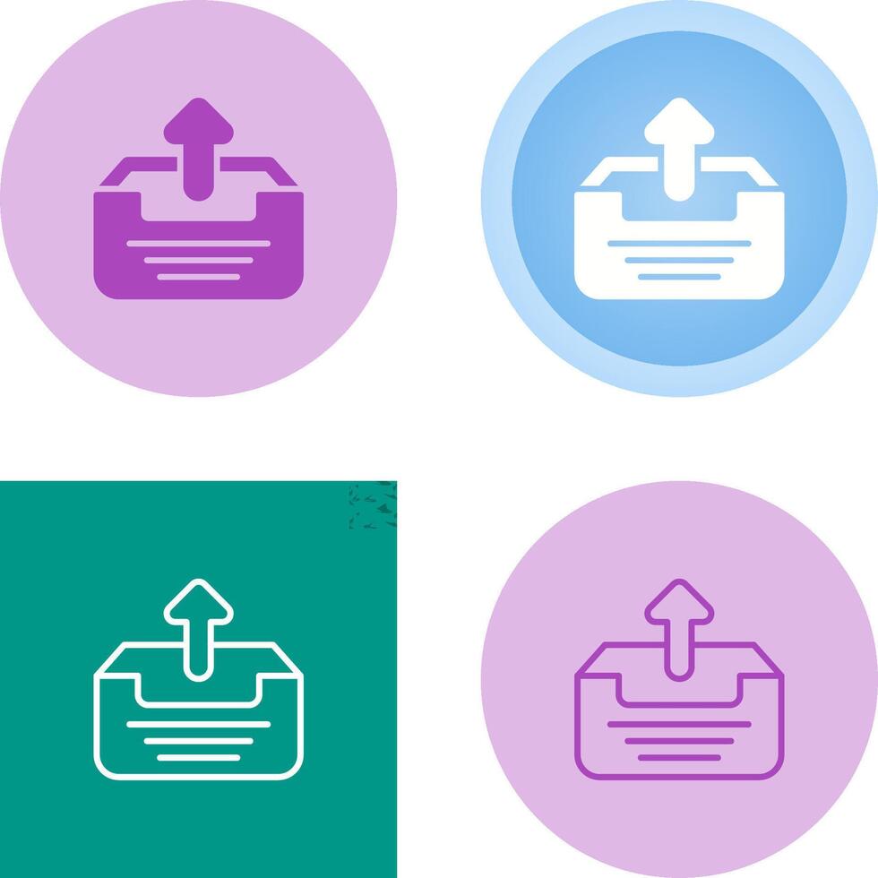 Outbox Vector Icon