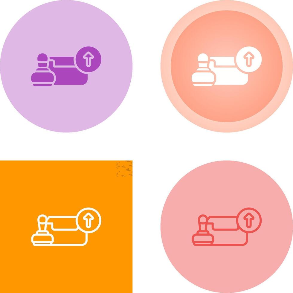 Outbox with stamp Vector Icon