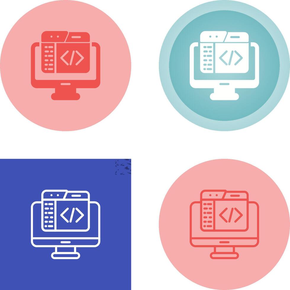 Code Editor Vector Icon