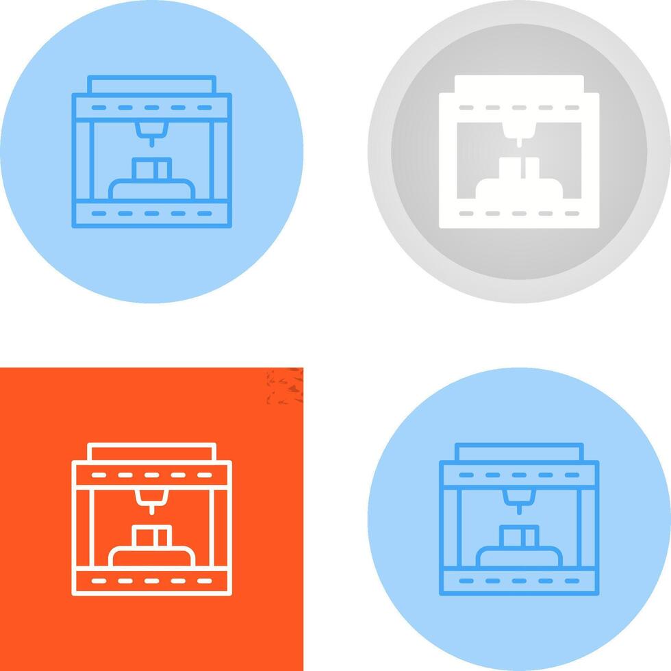 3d Printing Vector Icon