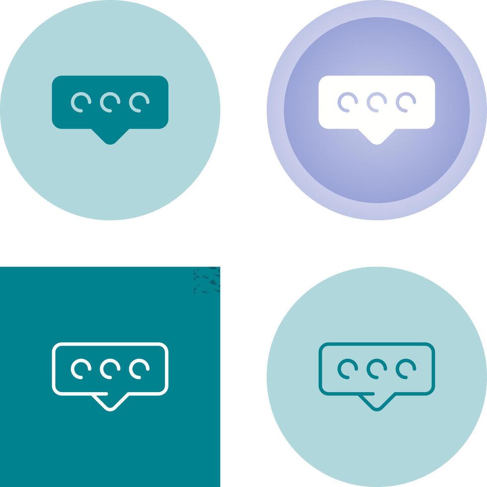 Comment Alt Vector Icon