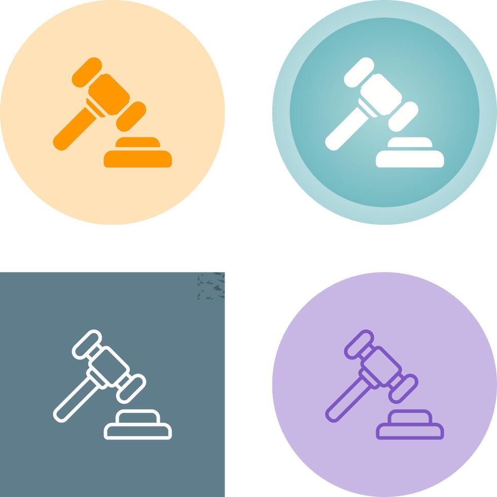 Gavel Vector Icon