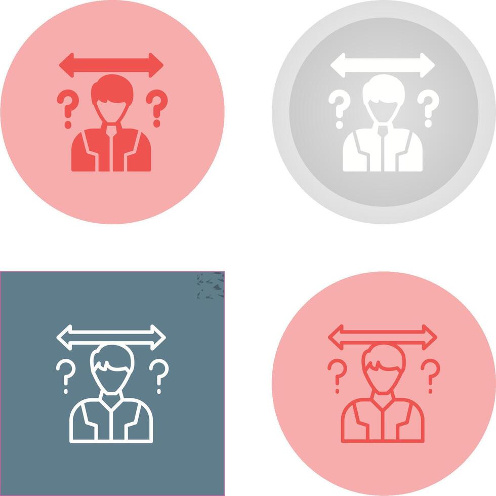 Uncertainty Vector Icon