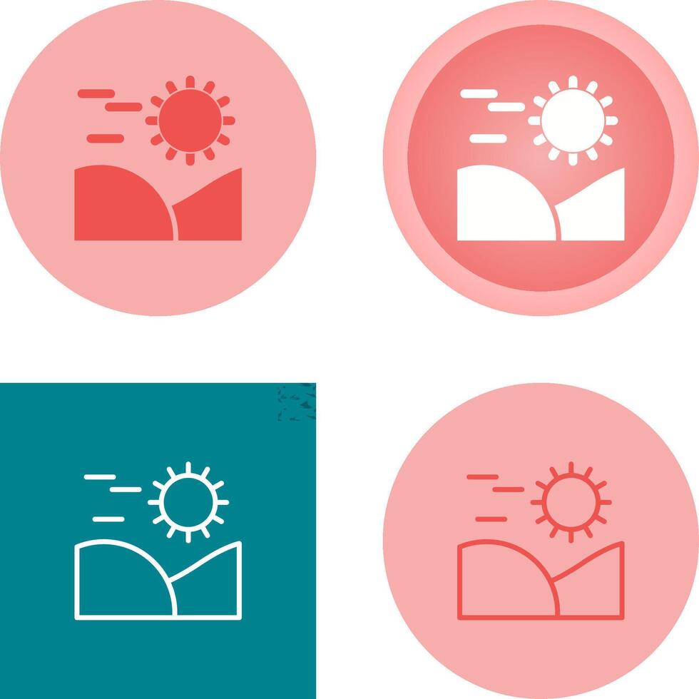 Desert Vector Icon
