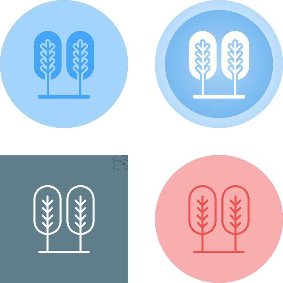 Birch tree Vector Icon