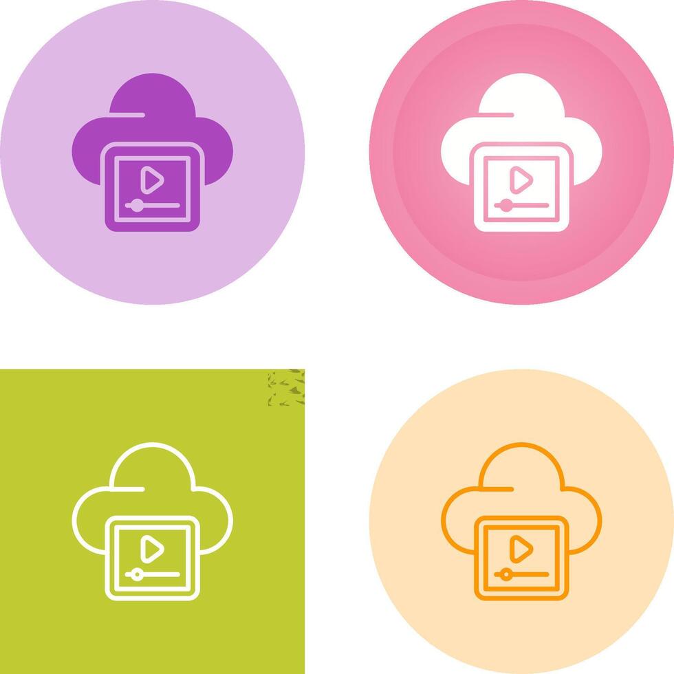 Video Hosting Vector Icon