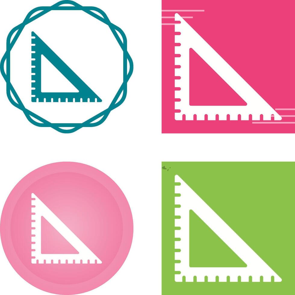 Set Square Vector Icon